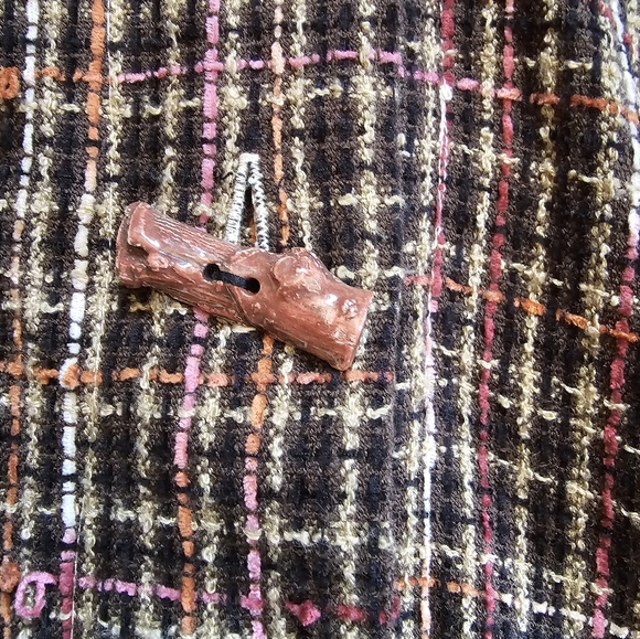 LUCY'S DESIGN BOUCLE COTTON  HOODIE OS - Picture 3 of 4